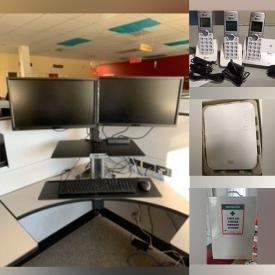 MaxSold Auction: This online auction features computer memory, Imation Ironkey flash drives, laptop carrying cases, Sont NEC Optiarc storage, Plantronics headset, Hartington pendant light, Uline first aid cabinets, Ergotron sit-stand desk converter, Cisco access point and much more!