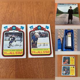 MaxSold Auction: This online auction includes hockey and other sports trading cards, Harry Potter, Pokemon and other Pez dispensers, hanging ceramic pot, brackets, accessories, jewelry, vinyl records and more!
