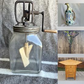 MaxSold Auction: This online auction features art glass, cookie jar, area rug, model kits, comics, camera & accessories, violin, Legos, Tiffany-style floor lamp and much more!