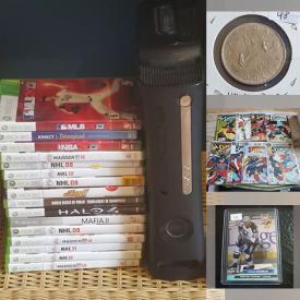 MaxSold Auction: This online auction features video games such as Xbox, PlayStation, and PC, collectible coins, vintage comics, NHL, MLB, and WWF trading cards, Pokemon cards, Matchbox cars, Funko POP, books, glassware, DVDs and much more!