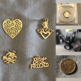 MaxSold Auction: This online auction features sterling silver and 14k gold jewelry, watches, Canadian and US collector coins, loft bunk bed, ATV tires and much more!