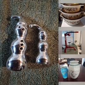 MaxSold Auction: This online auction features depression glass, serving ware, Yamaha keyboard, small kitchen appliances, cookbooks, Hoselton sculpture, collector plates, smartwatch, NIB printer, art pottery, watches, toys, DVDs and much more!