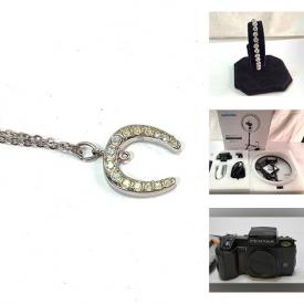 MaxSold Auction: This online auction features Swarovski jewelry, vintage jewelry, hand tools, vintage postcards, video games, surveillance camera and new items such as salt & pepper mills, binoculars, phone accessories, video conferencing kit, makeup, lab coats, toys and much more!