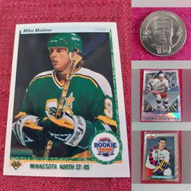 MaxSold Auction: This online auction features Olympic hockey medallions and sports trading cards such as authentic hockey cards, Upper Deck cards, O-Pee-Chee cards, Pinnacle cards, Premier cards and much more!