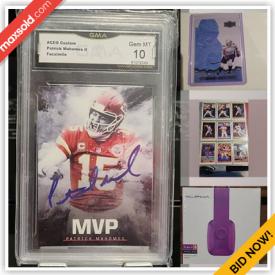 MaxSold Auction: This online auction features sports trading cards, NIB headphones and much more!