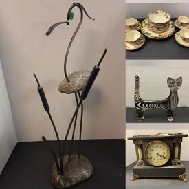 MaxSold Auction: This online auction features original paintings, acoustic guitar, vintage costume jewelry, dishware, lamps, fine china, vintage tables and much more!
