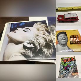 MaxSold Auction: This online auction features LP records, Hot Wheels, vintage action figures, Funko POP, vintage comics, vintage books, bakeware, costume jewelry and much more!