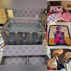MaxSold Auction: This online auction features collectibles such as Coca-Cola, and Hot Wheels, 44” Sekei TV, furniture such as Savaranola chairs, nightstands, tallboy armoire, dresser with mirror, sofas, and waterfall dresser, vintage steamer chest, table lamps, costume jewelry and much more!