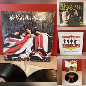 MaxSold Auction: This online auction features vinyl records such as Jimi Hendrix, RATT, Dio, The Beatles, Blue Oyster Cult, K-Tel Hits, Eric Clapton, Led Zeppelin, Disney, Queen, The Who, CDs and much more!