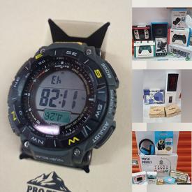 MaxSold Auction: This online auction features Casio watch, Sony headphones, game controllers, speakers, security cameras, children’s toys, computer accessories, Huion tablets and much more!