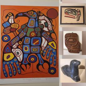 MaxSold Auction: This online auction features Norval Morrisseau Art, Original Indigenous Art, Daphne Odjig Art, Vintage Tony Hunt Art, Vintage Claude Davidson Limited Print, Genuine Vintage Ookpik, Indigenous Wood Bear Carving, Inuit Soapstone Carving and much more!