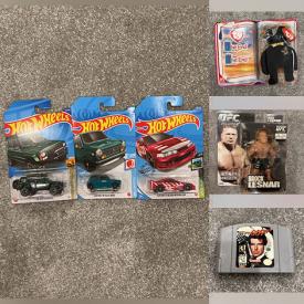 MaxSold Auction: This online auction features Pokemon cards, NIP HotWheels vehicles, new Beanie Babies, UFC action figures, video games nd much more!