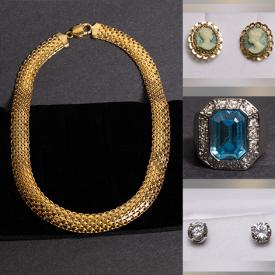 MaxSold Auction: This online auction features gold jewelry, pearl necklace, silver jewelry, gemstone jewelry, CZ stone jewelry, vintage cuff watch, vintage Joan Rivers costume jewelry and much more!