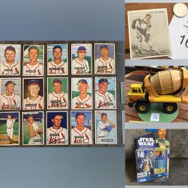 MaxSold Auction: This online auction features sports trading cards such as Upper Deck, Topps and OPC, Star Trek collectibles, Ottawa Senators memorabilia, Hot Wheels, sealed collector cards, vintage magazines, sports jerseys and more!