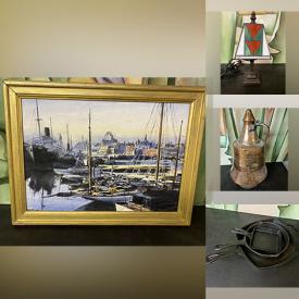 MaxSold Auction: This online auction features framed oil paintings, Fitbit Smart watch, luggage, lamps, NIB cooktop, small appliances, Limoges, power tools, 27” Samsung monitor, Google Chromecast, FireTV, electric recliners, indoor fireplace, buffet, side tables and much more!