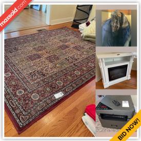 MaxSold Auction: This online auction features pet supplies, area rug, vacuum, inflatable bed, women’s clothing, vintage table, electric fireplace, cameras, chest freezer, snow thrower, small kitchen appliances, jewelry, power & hand tools, BBQ grill, garden tools and much more!