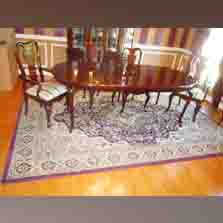 MaxSold Auction: This online auction features LIVING ROOM FURNITURE: End tables, coffee tables, TV cabinet, arm chairs. Dining room furniture: Thomasville six chairs, dining table, china cabinet, rolling bar. Area rug, mid century buffet, office furniture. Vintage Lane cedar chest. Haier mini fridge and much more!