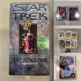 MaxSold Auction: This online auction features NBA & NFL sports trading cards, VHS tapes and much more!