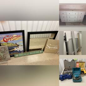 MaxSold Auction: This online auction features floor jack, power & hand tools, TVs, bedframes, yard art, patio furniture, sports equipment, games, puzzles, ski clothes, kids clothes, video game system & games, beauty appliances and much more!