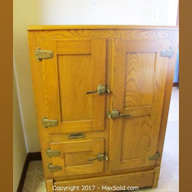 MaxSold Auction: This online auction features antiques including a Cole's Hygenic Refrigerator, a General Electric roaster, a Califone turntable, dressers, trunks, a printer's drawer, chairs, desks, ice box, an ornate metal clock. Also included are lamps, skiis, mirrors, art, decor and much more!