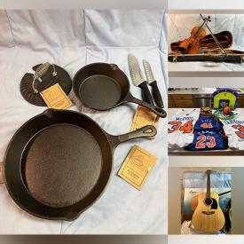 MaxSold Auction: This online auction features oil on canvas paintings, Royal Doulton, kitchen decor, acoustic guitar, violin, Razor scooters, roof tiles, chandeliers, collectible dolls, storage hutch, captain’s chairs, children’s toys and more!