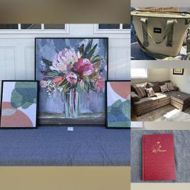 MaxSold Auction: This online auction features framed wall art, art stands, camping gear, sectional sofa, area rugs, small kitchen appliances, fitness gear, AC units, amplifier, golf clubs, costume jewelry and much more!