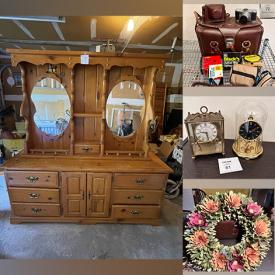 MaxSold Auction: This online auction features wicker chair, games, biscuit tins, jewelry, teacup/saucer sets, outdoor chairs, garden pots, vinyl records, men’s ties, women’s clothing, African wood sculptures, art glass, collector plates, carriage clocks, watches, plumbing supplies,   and much, much, more!!