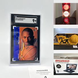 MaxSold Auction: This online auction features rookie trading cards like Kobe Bryant, Cole Anthony, Shaquille O\'Neal, and Russ Meyer, Sony receivers, PS3, children’s toys, power washer and more!