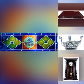 MaxSold Auction: This online auction features antique stained glass, original signed art, vintage jewelry, vintage mantel clocks, CDs, home decor, watch repair tools, vinyl records and much more!