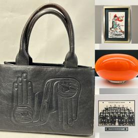 MaxSold Auction: This online auction features Indigenous artwork, art pottery, vintage Haida artwork, art glass, vintage lighter & ashtray, framed watercolours, camera, watches, jade jewelry, LLadro figurine, vintage wall mask and much more!