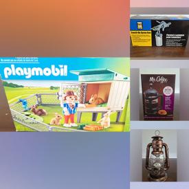 MaxSold Auction: This online auction features new items such as Playmobil, kitchenware, garden lights, and sawhorse, board games, yard tools and much more!