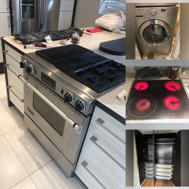 MaxSold Auction: This online auction features French door fridge, oven, wine fridge, cooking top, dishwasher, bidet toilets, washer, dryer, Ikea wardrobes and much more!