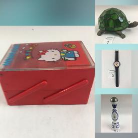 MaxSold Auction: This Charity/Fundraising online auction features stained glass lamp, power tools, soapstone carving, stamps, Mexican pottery mask, vintage postcards, gold jewelry, wooden toy train, Djambe drum, beer stein, studio pottery and much more!