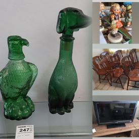 MaxSold Auction: This online auction features fine china, crystal ware, Hummel, Coca-Cola collectibles, 32” Sony TV, furniture such as wood cabinet, entryway table, Vilas dining table, kitchen hutch, MCM tables, and sectional, Kenwood turntable, books, Casio keyboard, electric tools and much more!