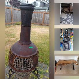 MaxSold Auction: This online auction features board games, puzzles, children’s books, toys, video game console & games, VR goggles, craft supplies, sectional sofa, live plants, TVs, area rug, digital keyboard, chiminea, BBQ grill, refrigerator, chest freezer, bike, camping gear,  gardening tools, sports equipment, metal shelving, men’s, women’s & boys clothing, printer and much more!