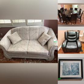 MaxSold Auction: This online auction features Rug Area Wool, Original Landscape Art, Lane Furniture Side Table, Sofa, Bombay Cherry Wood Plant Stands, Bulova Wall Clock, Bulova Wall Clock, Arm Chair, Cristal D’Arques Vase, Lane Plant Stand, Love seat, Canal International Table, Chairs, Cuisinart Coffee Maker, Bar Stools, Granite Dining Table, JIL Bar Fridge, Arcopal France Serving Set, Cutlery, Black Leather Recliner Armchair and much more.