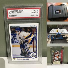 MaxSold Auction: This online auction features sports trading cards, Pokemon cards, camera accessories, power tools, new sneakers, laminate floors, Yu-gi-oh collectibles and much more!