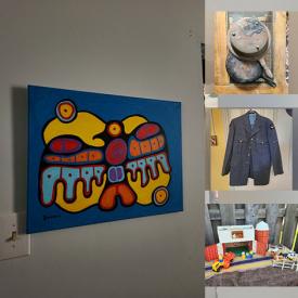 MaxSold Auction: This online auction features watches, embroidered patches, Christian Morrisseau prints, antique cast iron, vinyl records, vintage toys, wool sweaters, Norval Morriseau prints, Maud Lewis fine art prints, Tom Thompson prints and much more!