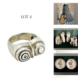 MaxSold Auction: This online auction features jewelry, watches, fashion sunglasses, decanter sets, children’s books, DVDs, vintage books, vinyl records, Willow Tree statue collection, collector plates, Jim Shore collectibles, art glass, Lladro figurines, Royal Doulton figurines, James Sadler teapots, studio pottery, religious crosses, faux flowers, games, Legos, original oil paintings, handbags, vintage ceramic Christmas trees, guitar, live plants and much more!