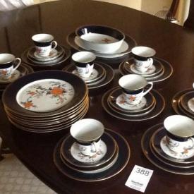 MaxSold Auction: Features mahogany dining set, snowblower, tools, flatware, Wedgwood dinner service, glassware and much more!