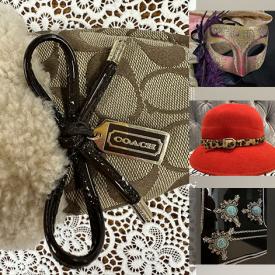 MaxSold Auction: This online auction features vintage jewelry, clothing such as dresses, tops, skirts and others, vintage hats and more!