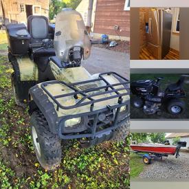 MaxSold Auction: This online auction features a Murray lawn tractor, bicycles, pumps, power tools, hand tools, hardware, Samsung refrigerator, CDs, yard tools, Epson projector, vintage Star Wars VHS, wall art, books, Yakima kayak carrier, retro beach chairs, vintage palm pilots, hardware and much more!
