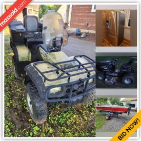 MaxSold Auction: This online auction features a Murray lawn tractor, bicycles, pumps, power tools, hand tools, hardware, Samsung refrigerator, CDs, yard tools, Epson projector, vintage Star Wars VHS, wall art, books, Yakima kayak carrier, retro beach chairs, vintage palm pilots, hardware and much more!