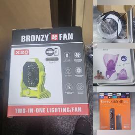 MaxSold Auction: This online auction features NIB fan, podcast gear, grow light, small kitchen appliances, games and more!