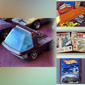 MaxSold Auction: This online auction features die cast Hot Wheels, Matchbox and other model cars, Eatons, Woodwards and other catalogs, magazines, accessories, games, reference books, shelving unit, hardware, model kits and much more!