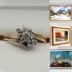 MaxSold Auction: This online auction features Wall art, Jewellery, Hugo Frones art, Jerzy Miszalski paintings, Gyula Marosan paintings, Fernand Labelle paintings, Claude Volkenstein paintings, Michael Zarowsky paintings, Burnett Painting, Emilio Pica painting and much more!