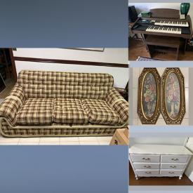 MaxSold Auction: This online auction features a garden rototiller, electric organ, wall art, child’s bike, furniture such as a metal desk, bedroom set, vintage kitchen table, twin size bedframe, Ikea sideboard, dressers, antique chairs, recliner chair and much more!