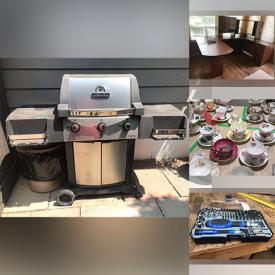 MaxSold Auction: This online auction features Simoniz car waxer, power tools, Broil King BBQ, furniture such as office desk, leather chairs, media stand, china cabinet, and twin bed, table lamps, fine china, and much more!