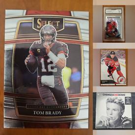 MaxSold Auction: This online auction features sports trading cards, sports collectibles, vinyl records, DVDs, computer monitors and much more!