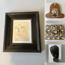 MaxSold Auction: This online auction features collectibles such as NASCAR, Barbie, The Simpsons, Pez, ladies shoes, vintage purses, WWII DVDs and much more!